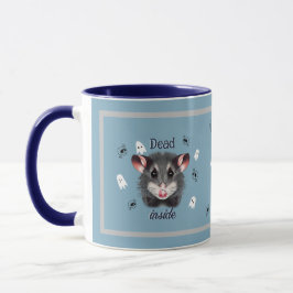 Opossum dood binnen acryl mok