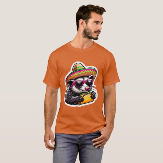 OPOSSUM EETTACO T-SHIRT (Voorkant volledig)