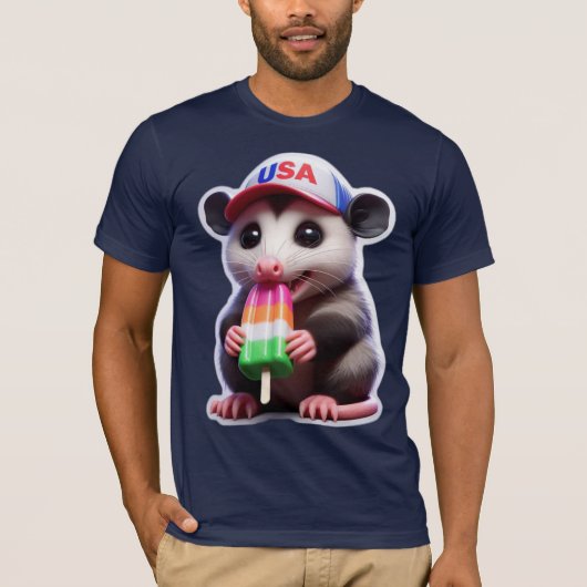 OPOSSUM ETEN POPSICLE 3 T-SHIRT (Voorkant)