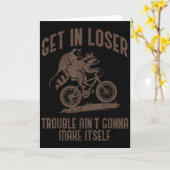 Opossum Ga Weg Verliezer Problemen Grappige Ssum W Kaart (Gele Bloem)