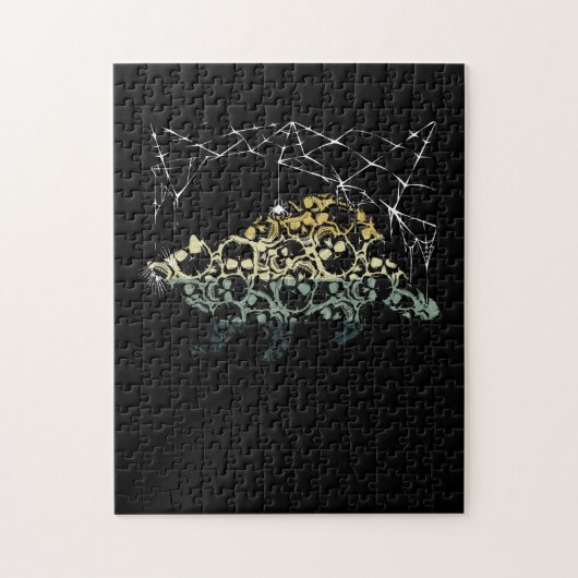 OPOSSUM Halloween Skelet Vintage Retro Legpuzzel (Verticaal)