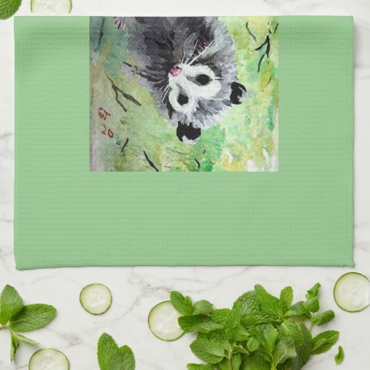 Opossum Hang uit Keukenhanddoeken (Gevouwen)