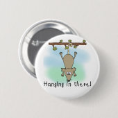 Opossum Hanging erin Ronde Button 5,7 Cm (Voorkant /achterkant)
