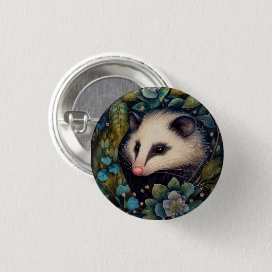 Opossum in de Brambles Button (Voorkant /achterkant)