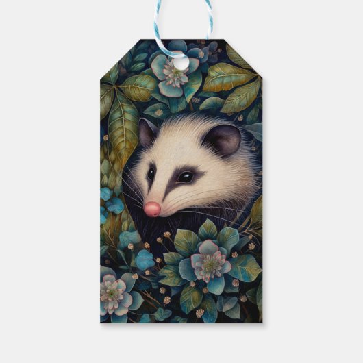 Opossum in de Brambles Cadeaulabel (Achterkant)