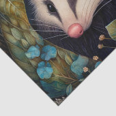 Opossum in de Brambles Tissuepapier (Detail)