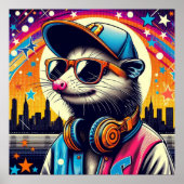 OPOSSUM IN DE GROTE STAD-7 POSTER (Voorkant)