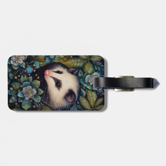 Opossum in het Brambles Bagagelabel (Achterkant horizontaal)