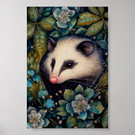 Opossum in het Brambles Poster