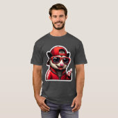 OPOSSUM IN ROOD SPOOR PAK T-SHIRT (Voorkant volledig)