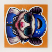 OPOSSUM IN VARSITY JACKET 3 LEGPUZZEL (Horizontaal)