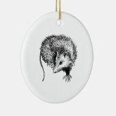 Opossum Keramisch Ornament (Rechts)