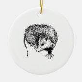Opossum Keramisch Ornament (Voorkant)