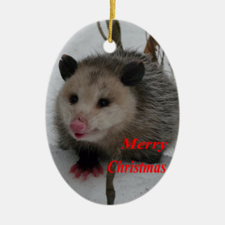 Opossum Keramisch Ornament