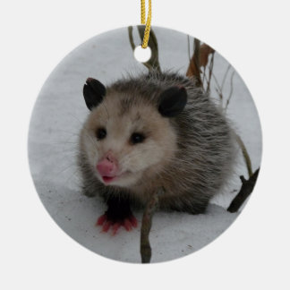 Opossum Keramisch Ornament