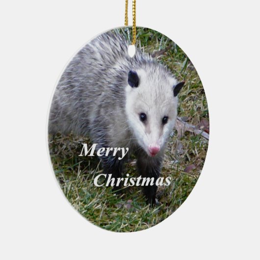 Opossum Keramisch Ornament (Rechts)
