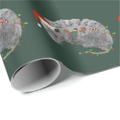 Opossum Kerst Baby Possums Verpakt in Lichten Cadeaupapier (Rol Hoek)