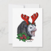 Opossum - kerstkaart (Voorkant)
