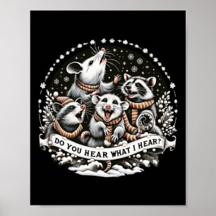 Opossum Kerstmis Kerstmis Kerstmis Kerstmis Pyjama Poster