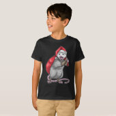 Opossum kerstzak t-shirt (Voorkant volledig)