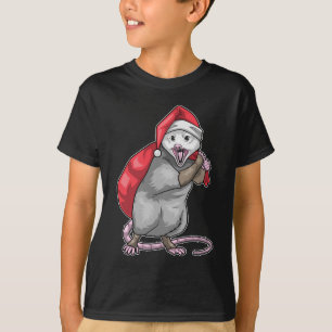 Opossum kerstzak t-shirt