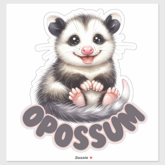 OPOSSUM - KINDERDAGVERBLIJF STICKER (Vel)