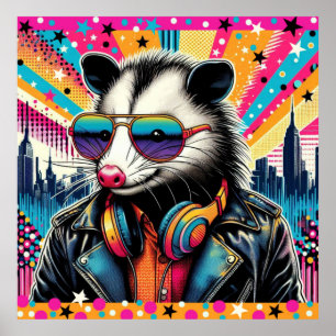 OPOSSUM-LEVEN IN DE STAD 4 POSTER
