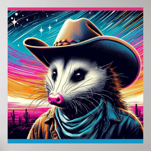 OPOSSUM-LIFE ON THE DESERT PLAINS 4 POSTER (Voorkant)