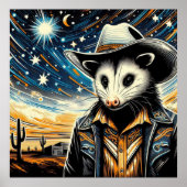 OPOSSUM-LIFE OP DE WOESTIJNVLAKTEN POSTER (Voorkant)