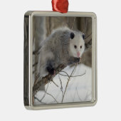 Opossum Love Metalen Ornament (Rechts)