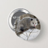 Opossum Love Ronde Button 5,7 Cm (Voorkant /achterkant)