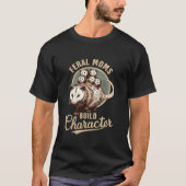 Opossum Lover Trashy Eater Verwilderde Moeders Bou T-shirt (Voorkant)