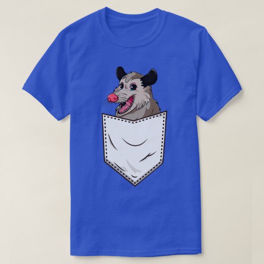 Opossum Lovers Cute Pocket Possum T-shirt (Design voorkant)