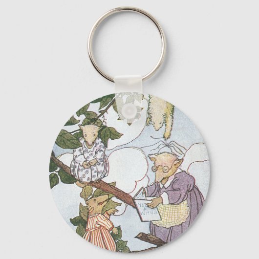 Opossum maakt interessante studenten sleutelhanger (Voorkant)