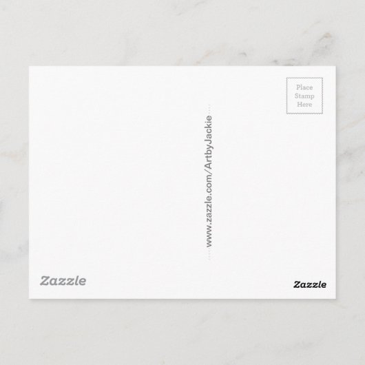 Opossum mam Briefkaart (Achterkant)