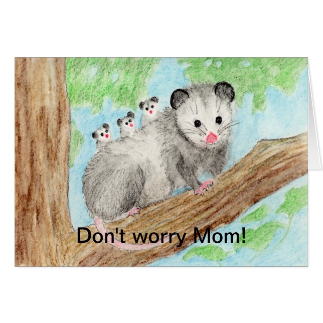 Opossum mama (Voorkant Horizontaal)