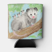 Opossum mama blikjeskoeler (Voorkant)