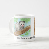 Opossum mama koffiemok (Voorkant links)