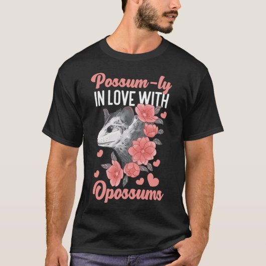 Opossum mogelijk verliefd op Opossums T-shirt (Voorkant)