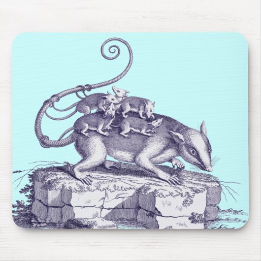 Opossum Mousepad Muismat (Voorkant)