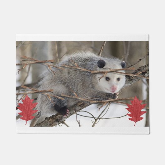 Opossum Natuur Deurmat (Voorkant)