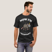 Opossum Now Im unstoppable and Raccoon T-shirt (Voorkant volledig)