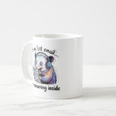 Opossum Office Mug - Per My Last Email Funny Coffe Koffiemok (Voorkant links)