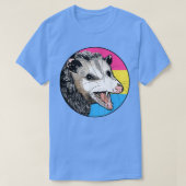 Opossum Panseual Flag Pan Pride LGBT Maand T-shirt (Design voorkant)