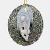 Opossum Photo Keramisch Ornament (Links)