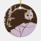 Opossum Pop Art Keramisch Ornament (Voorkant)