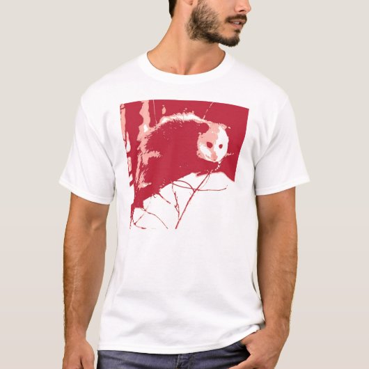 Opossum Pop Art T-shirt (Voorkant)