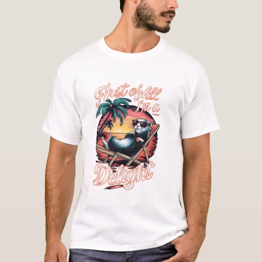 Opossum Possum Allereerst Ben Ik T-shirt (Voorkant)
