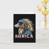 Opossum Possum - Patriottisch Usa 4 juli Amerika Kaart (Gele Bloem)