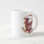 Opossum Possum wensend voor liefde grappige dierli Grote Koffiekop (Voorkant rechts)